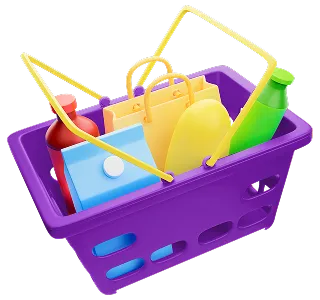 Корзина с продуктами